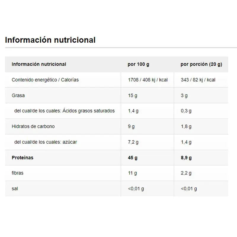 Raab Vitalfood Natural Nut Protein 420Gr. Bio Sg Vegan