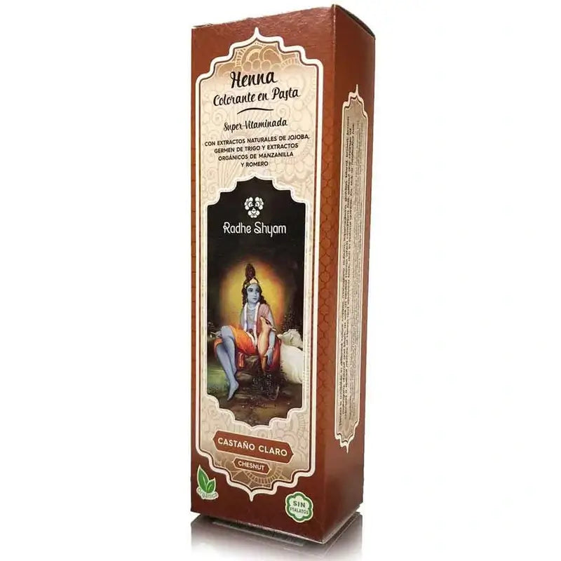 Pâte de henné brun clair de Radhe Shyam, 200 ml