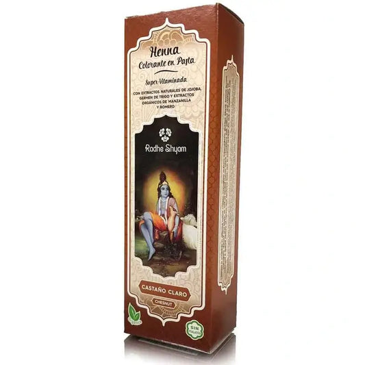 Pâte de henné brun clair de Radhe Shyam, 200 ml