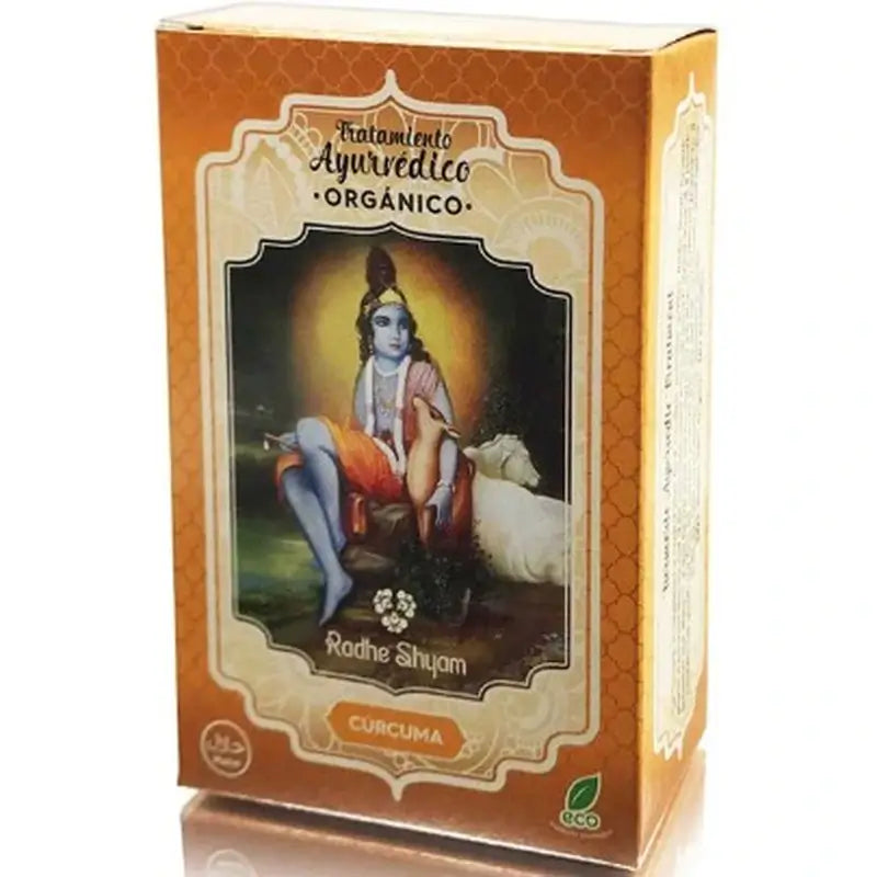 Radhe Shyam Ayurvedic Hair Treatment Curcuma Ayurvedic , 100 g