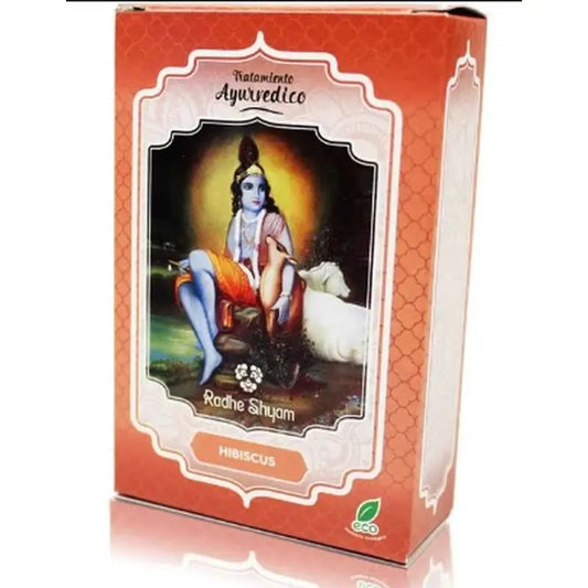 Radhe Shyam Traitement capillaire naturel à l'hibiscus, 100 gr