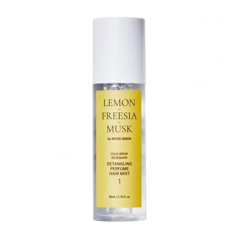 Rated Green Parfum démêlant Brume capillaire 01 (Lemon-Freesia-Musk) , 80 ml