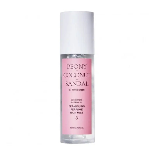 Rated Green Parfum démêlant Brume capillaire 03 (Pivoine-Cocotier-Sandale) , 80 ml