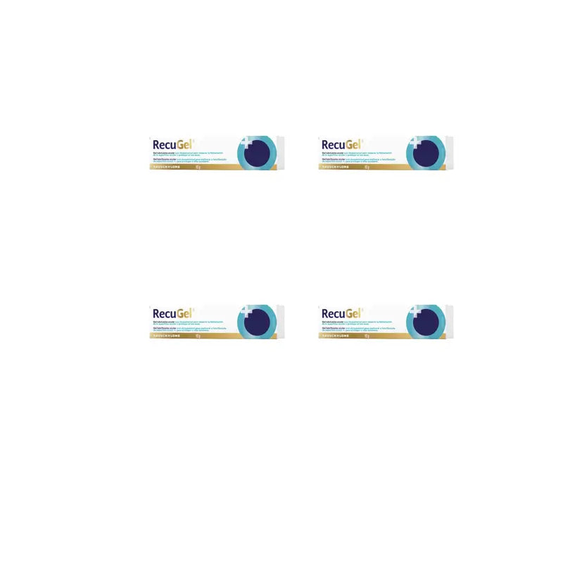 Recugel Gel ophtalmique, paquet de 4 x 10 g