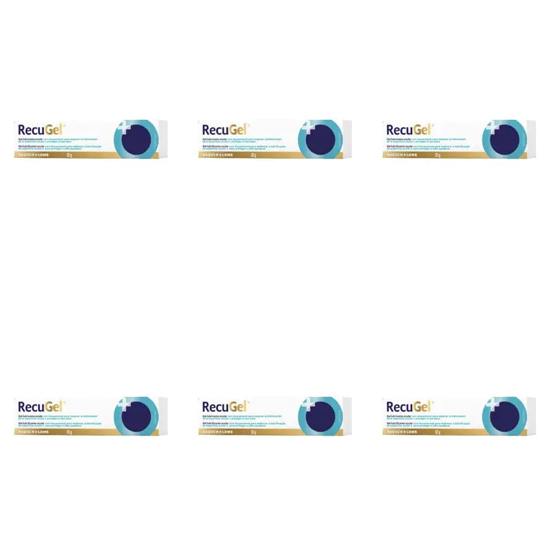 Recugel Gel ophtalmique, paquet de 6 x 10 g