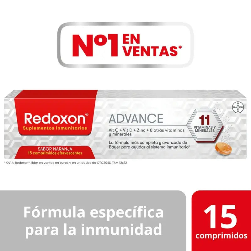 Redoxon Advance, 15 comprimés effervescents