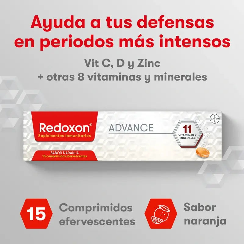 Redoxon Advance, 15 comprimés effervescents