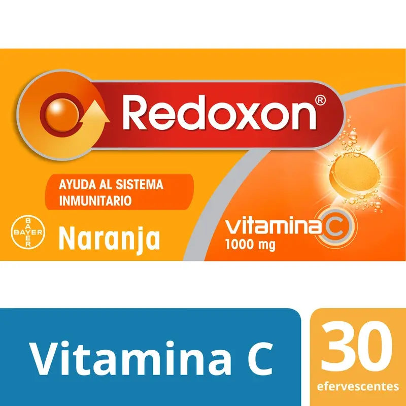 Redoxon Vitamine C Orange Flavour 30 Comprimés Effervescents