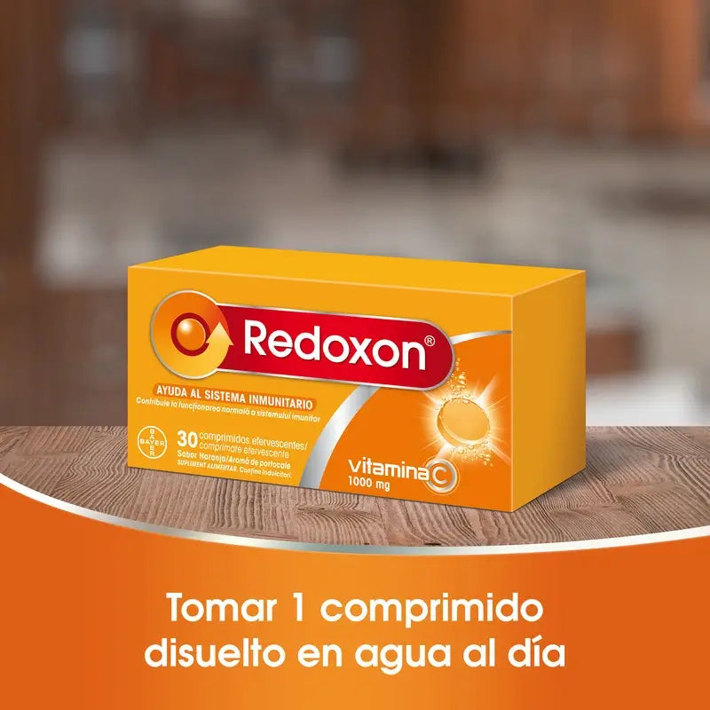 Redoxon Vitamine C Orange Flavour 30 Comprimés Effervescents