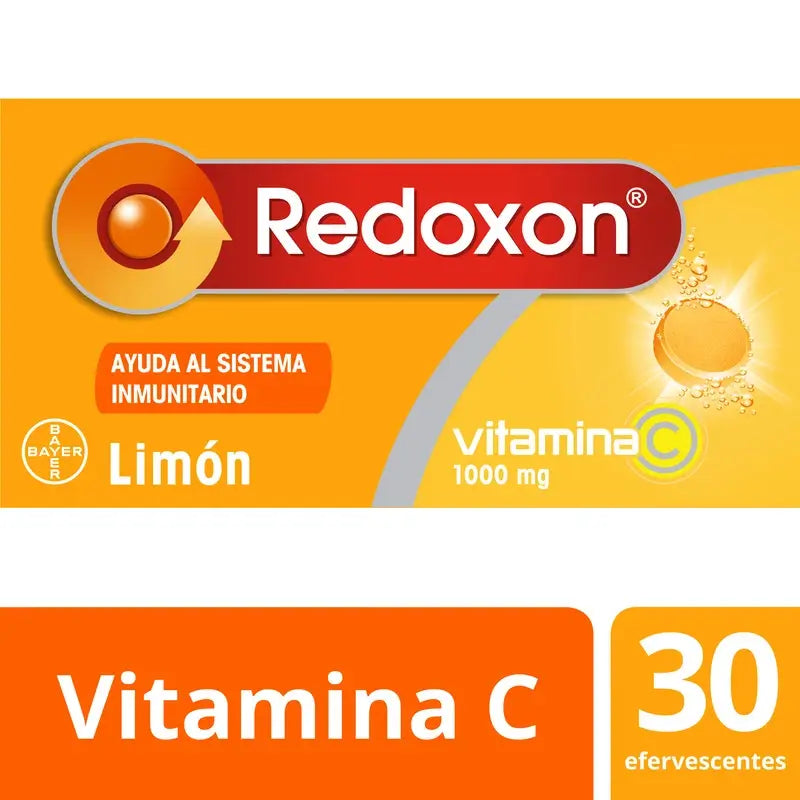 Redoxon Vitamine C Arôme Citron 30 Comprimés Effervescents