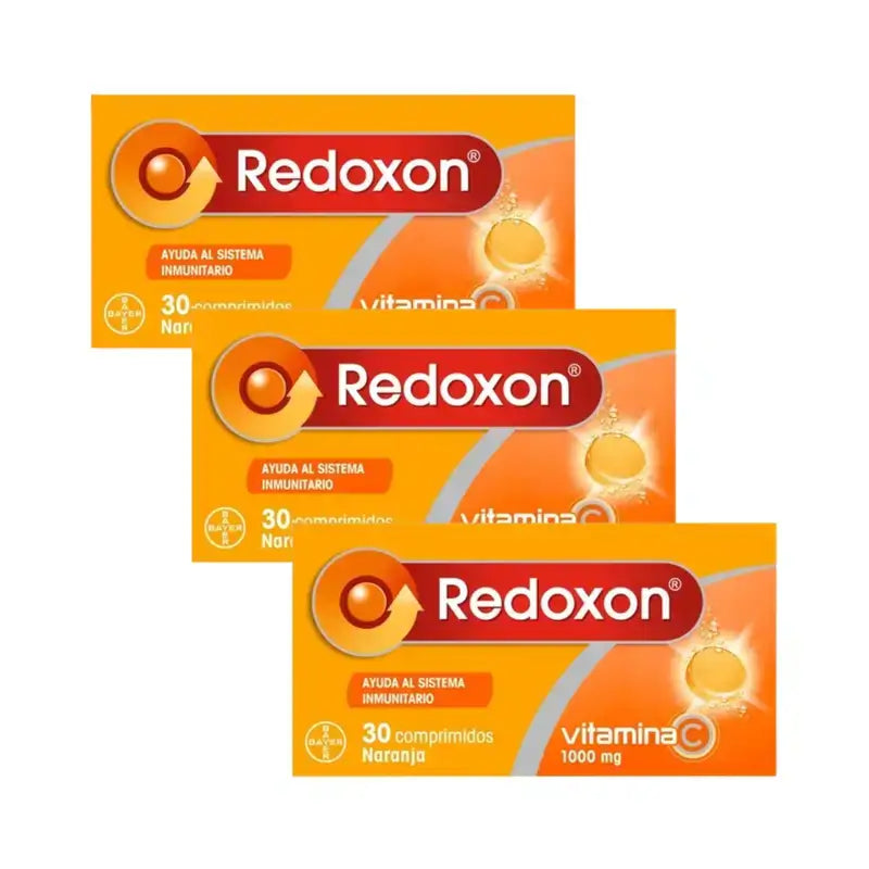 Redoxon Vitamine C Orange Flavour, 3X30 Comprimés Effervescents