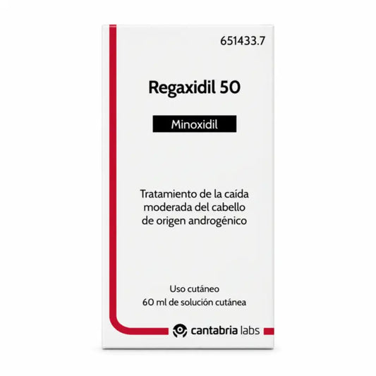 Regaxidil 50 mg/ml Minoxidil Solution Cutanée 1 Flacon 60 ml