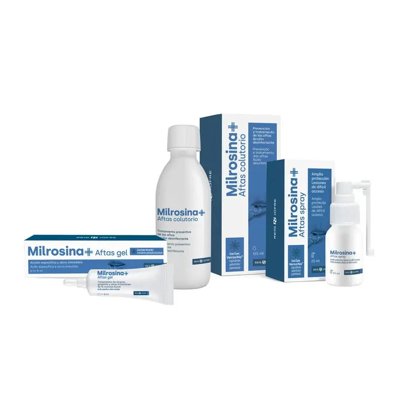 Milrosina+ Aftas Bain de bouche, 125 ml