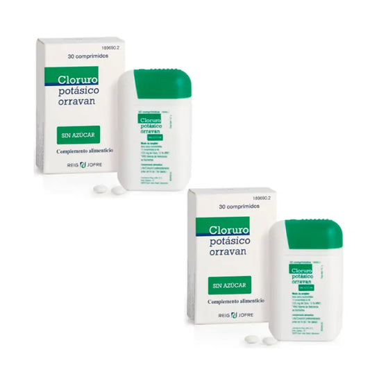 Reig Jofre Duplo Chlorure de Potassium 2 x 30 comprimés Bouche sèche