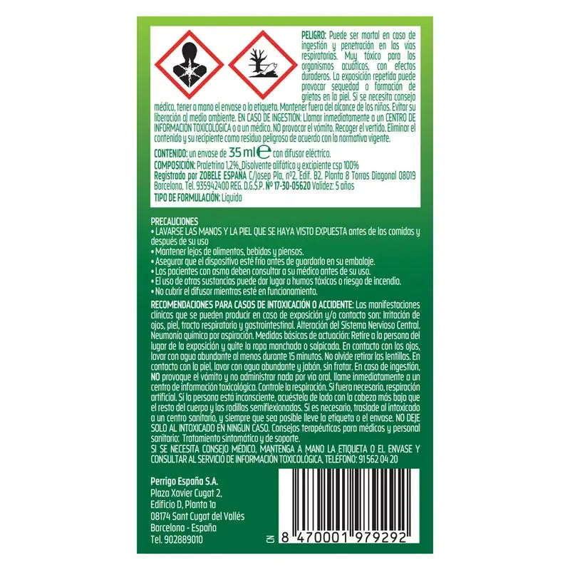Relec Day & Night Diffuseur électrique anti-moustiques et liquide anti-moustiques, 35 ml