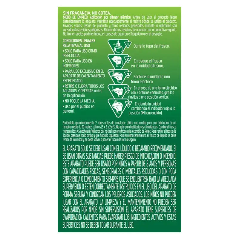 Relec Day & Night Diffuseur électrique anti-moustiques et liquide anti-moustiques, 35 ml