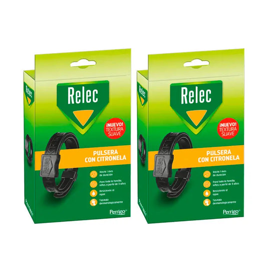 Relec Duplo Bracelet anti-moustique adulte noir