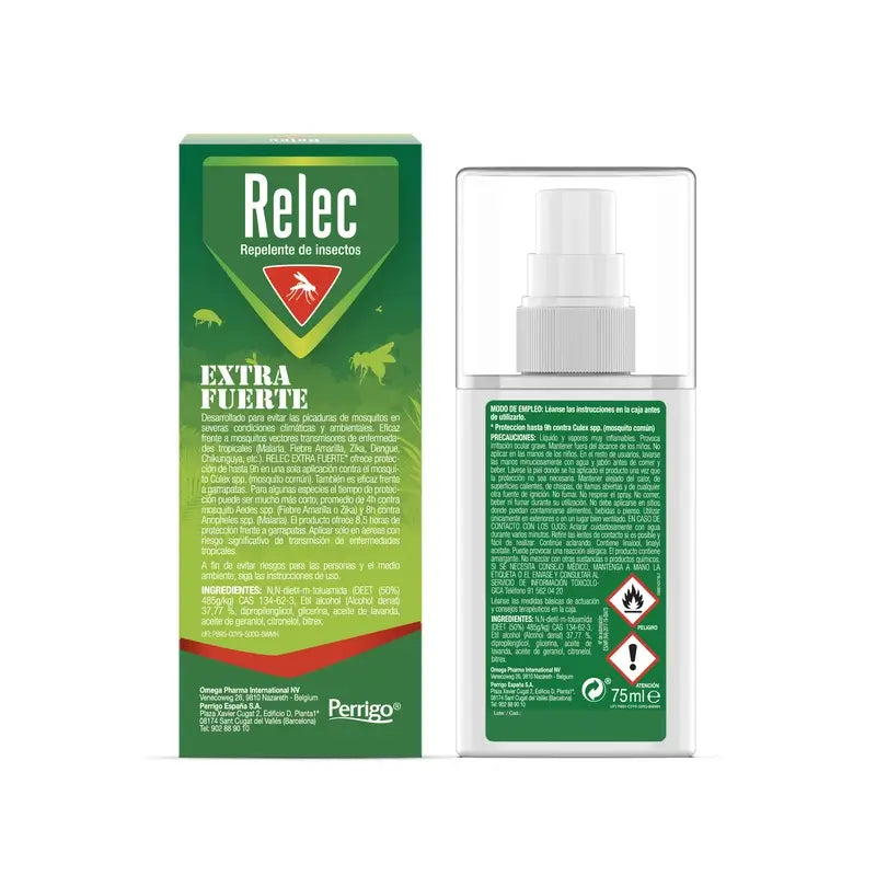 Spray anti-moustiques extra fort Relec, 75ml