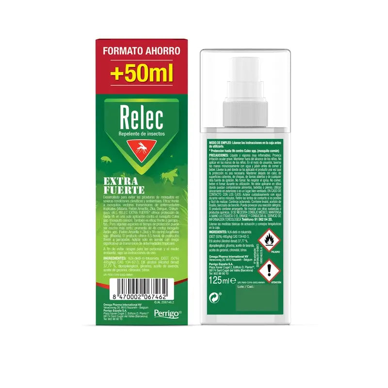 Spray anti-moustiques extra fort Relec, 125 ml