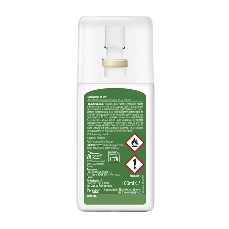 Relec Fuerte Sensitive Family Spray anti-moustiques, 100 ml