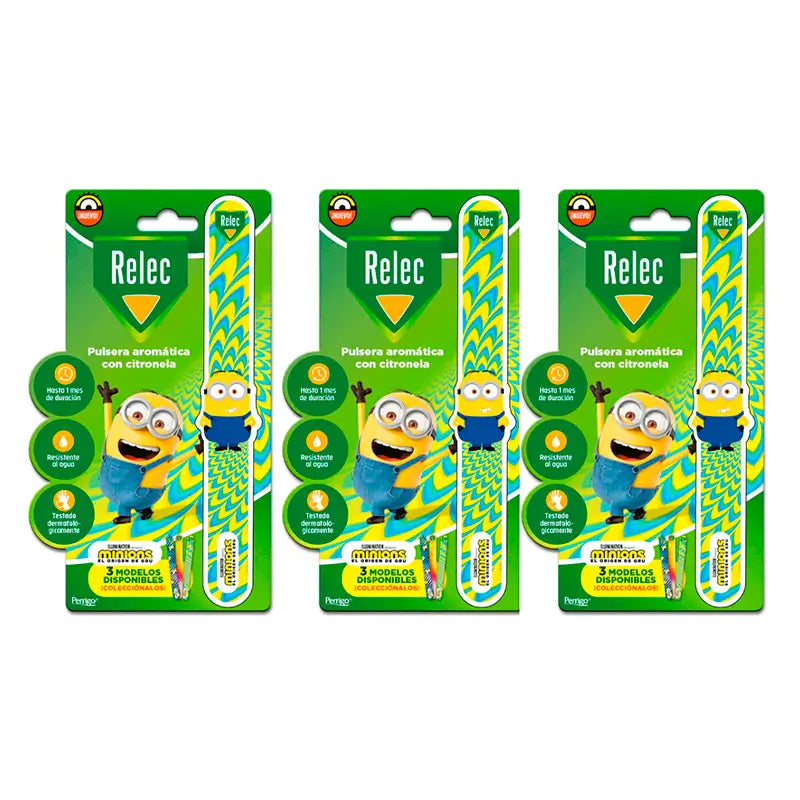Relec Triplo Bracelet Minions 21 Jaune