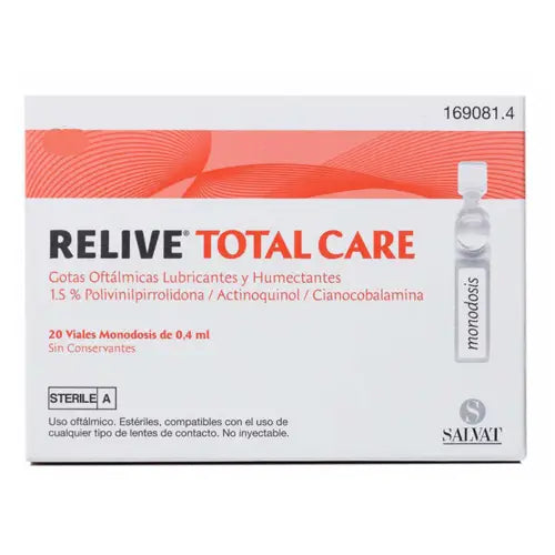 Relieve Total Care Sterile Ophthalmic Drops 20 Single Dose of 0.4 mlm