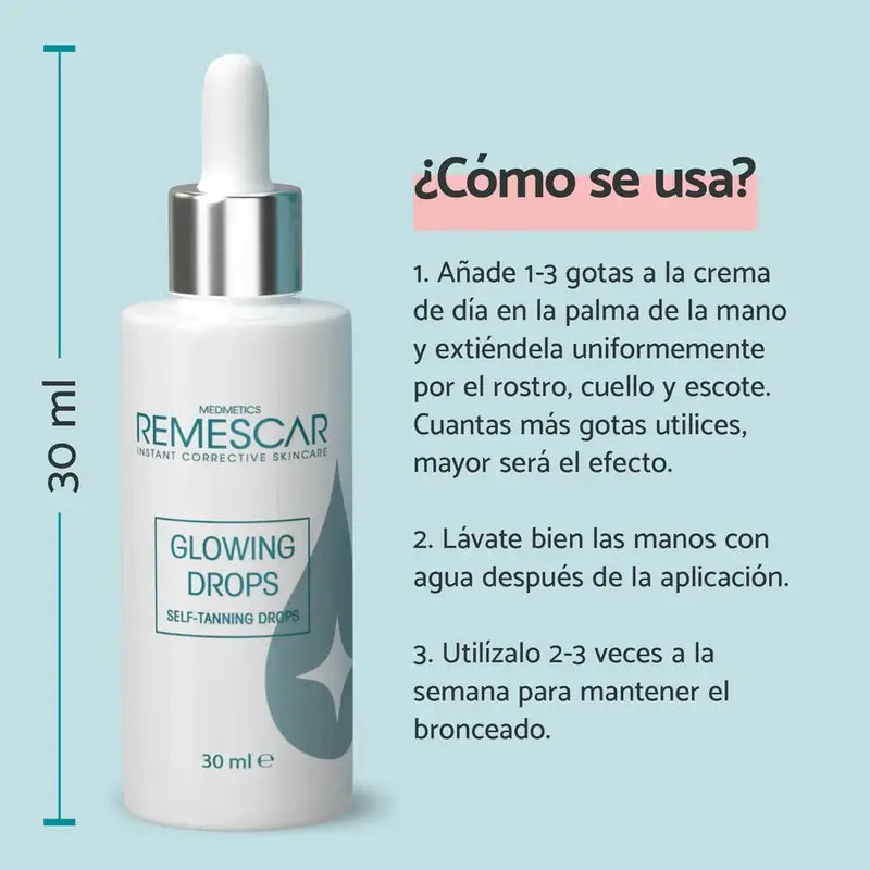 Remescar Gouttes bronzantes, 30 ml