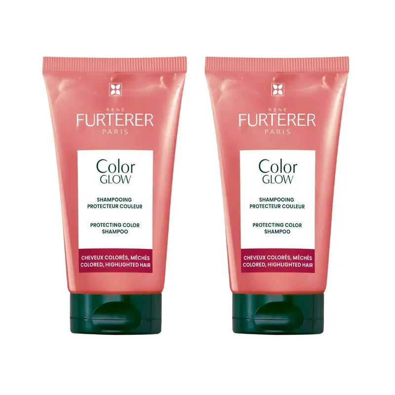 Rene Furterer Color Glow Shampooing protecteur de couleur, 2X200 Ml