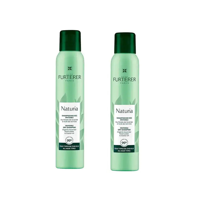 Rene Furterer Naturia Shampooing sec en spray, 2X150 Ml