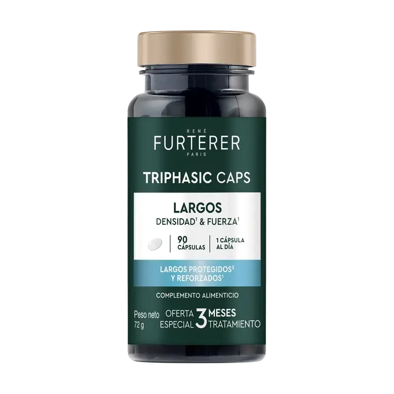 Rene Furterer Triphasic Long Hair, Density & Strength , 90 gélules