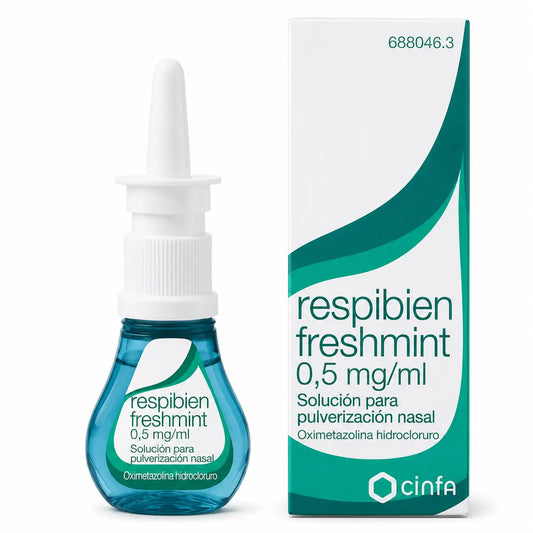 Respibien Menthe fraîche 0,5 mg/ml Solution pour pulvérisation nasale 15 ml