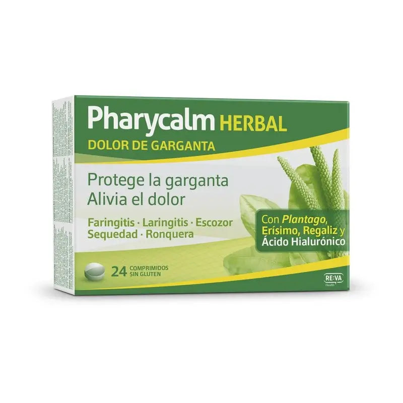 Reva Pharycalm Herbal Sore Throat 24 Comprimés