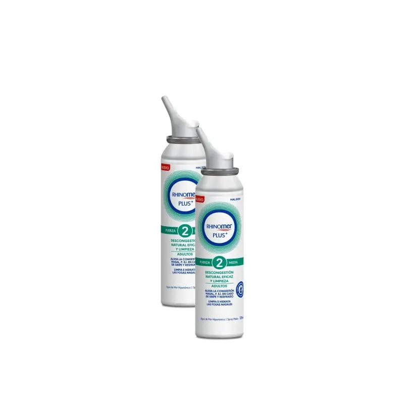 Rhinomer Plus+ F2 Adultes, 125 ml, lot de 2
