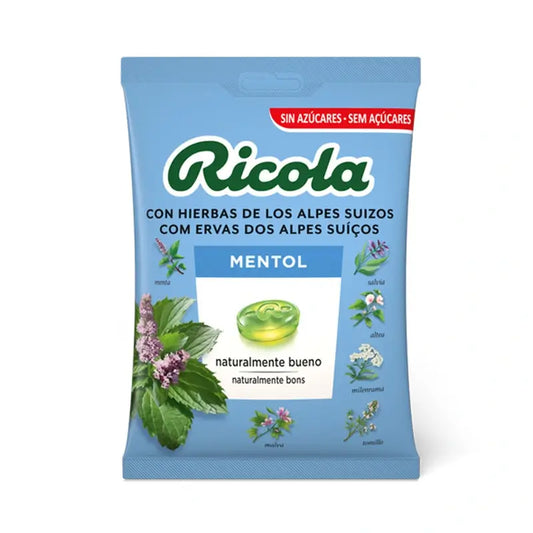 Ricola Sachet sans sucre Menthol , 70 gr