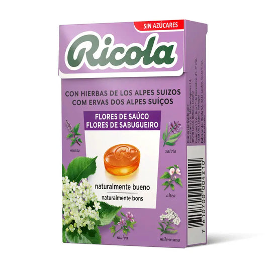 Ricola Sugar-Free Caramels Elderflower 50 G