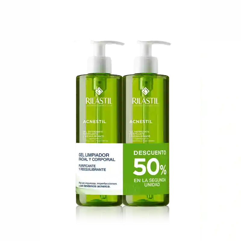 Rilastil Acnestil Prm Acnestil Gel 2nd Unit 50% , 2X400 Ml