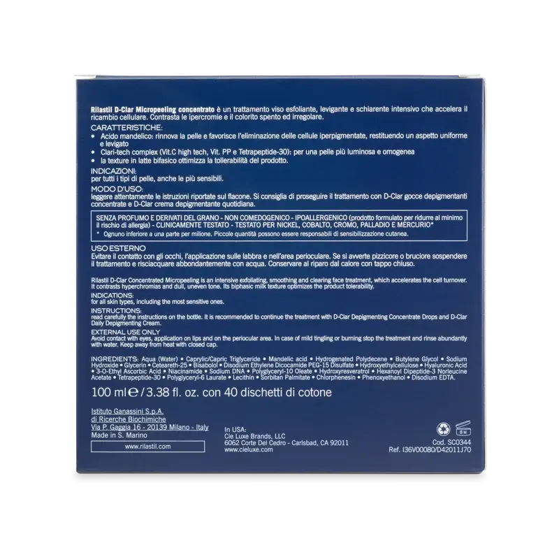 Rilastil D-Clar Micropeeling Concentré dépigmentant 100 ml