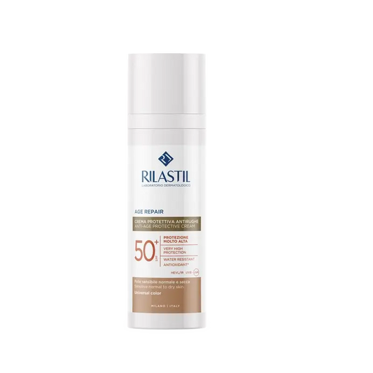 Rilastil Sun System Age Repair Photoprotecteur anti-âge Spf50+ Colour, 50 ml