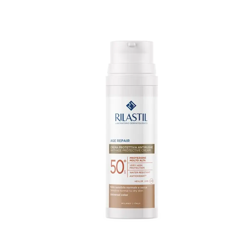 Rilastil Sun System Age Repair Photoprotecteur anti-âge Spf50+ Colour, 50 ml
