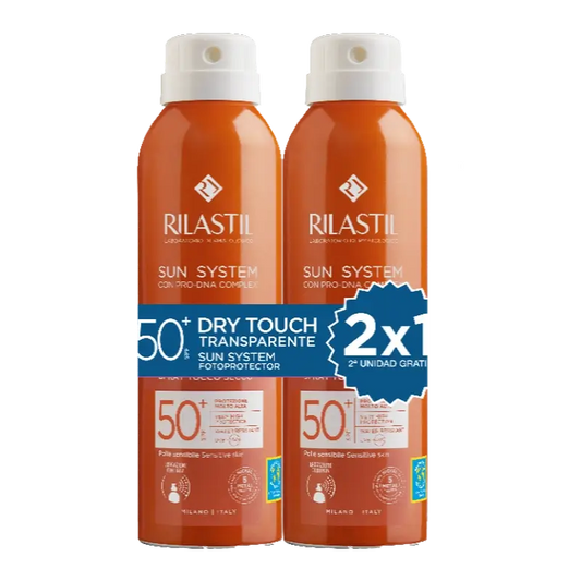 Rilastil Sun System Duplo Dry Touch Spf50 , 2 x 200 ml