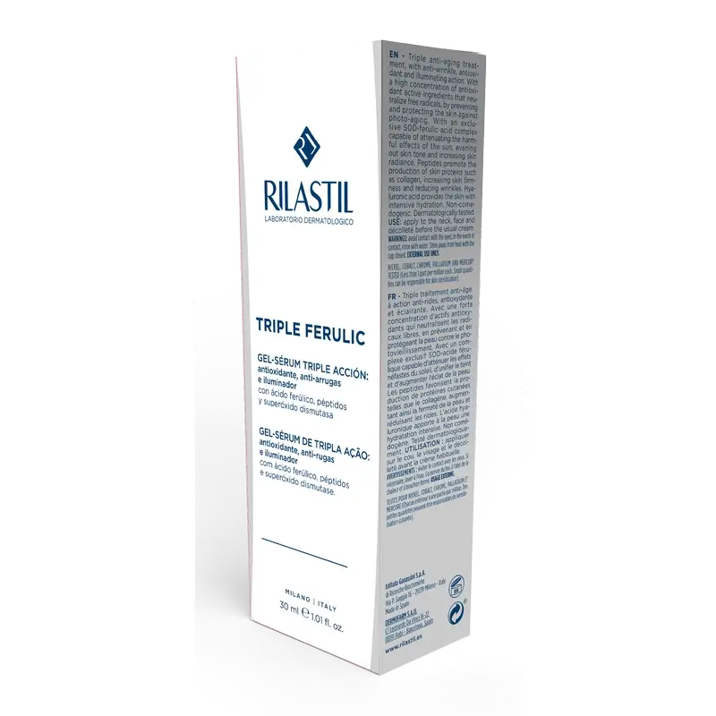 Rilastil Triple Ferulic Sérum anti-âge, antioxydant et éclaircissant, 30 ml