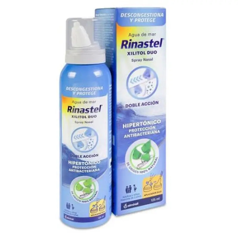 Rinastel Xylitol Hypertonic Duo Nasal Spray, 125 ml