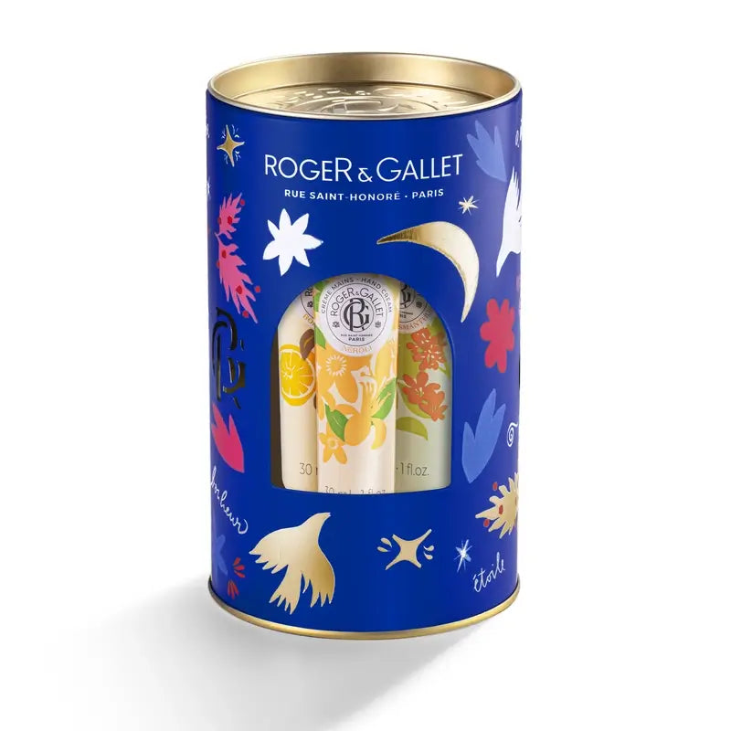 Roger & Gallet Crème mains bien-être Coffre : Néroli - Bois D'Orange - Fleur D'Osmanthus, 3 unités