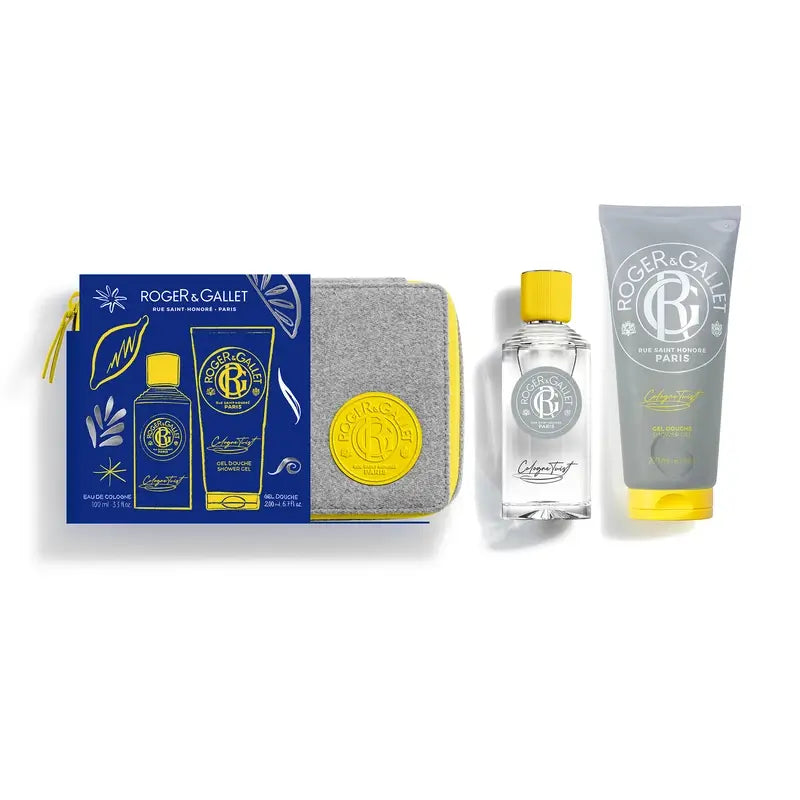 Roger & Gallet Cologne Twist Toiletry Box Eau De Cologne + Gel Douche, 300 ml