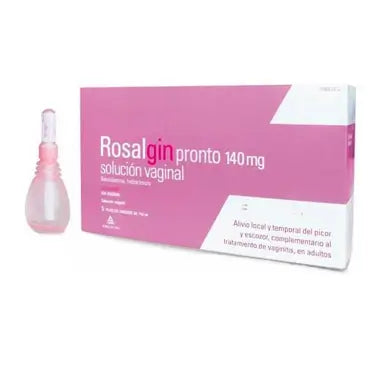 Rosalgin Pronto 140 ml Vaginal Solution, 5 Single Doses