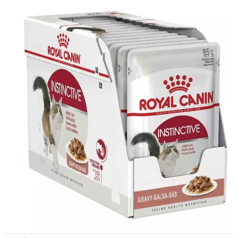 Royal Canin Adult Instinctive Pouch Gelatine Box 12X85Gr, wet cat food