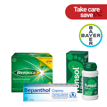 REBAJAS - BAYER 3X2 VARIAS MARCAS (31 AGOSTO 2026)