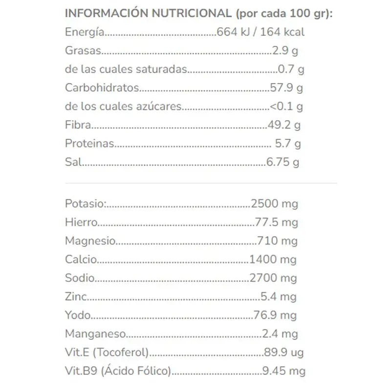 Salud Viva Algues Kelp , 100 g