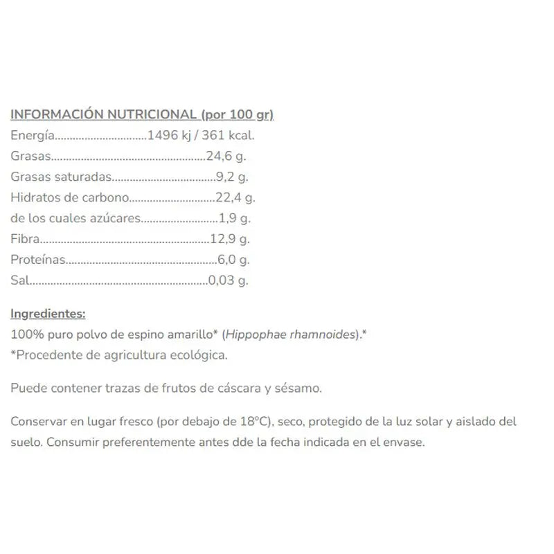 Salud Viva Argousier, 120 g