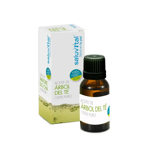 Saluvital Huile d'arbre à thé 30 ml + Shampooing 70 ml